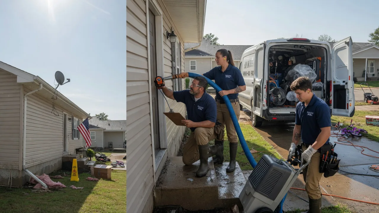 Ceiling Water Damage Restoration in Hixton, WI near me